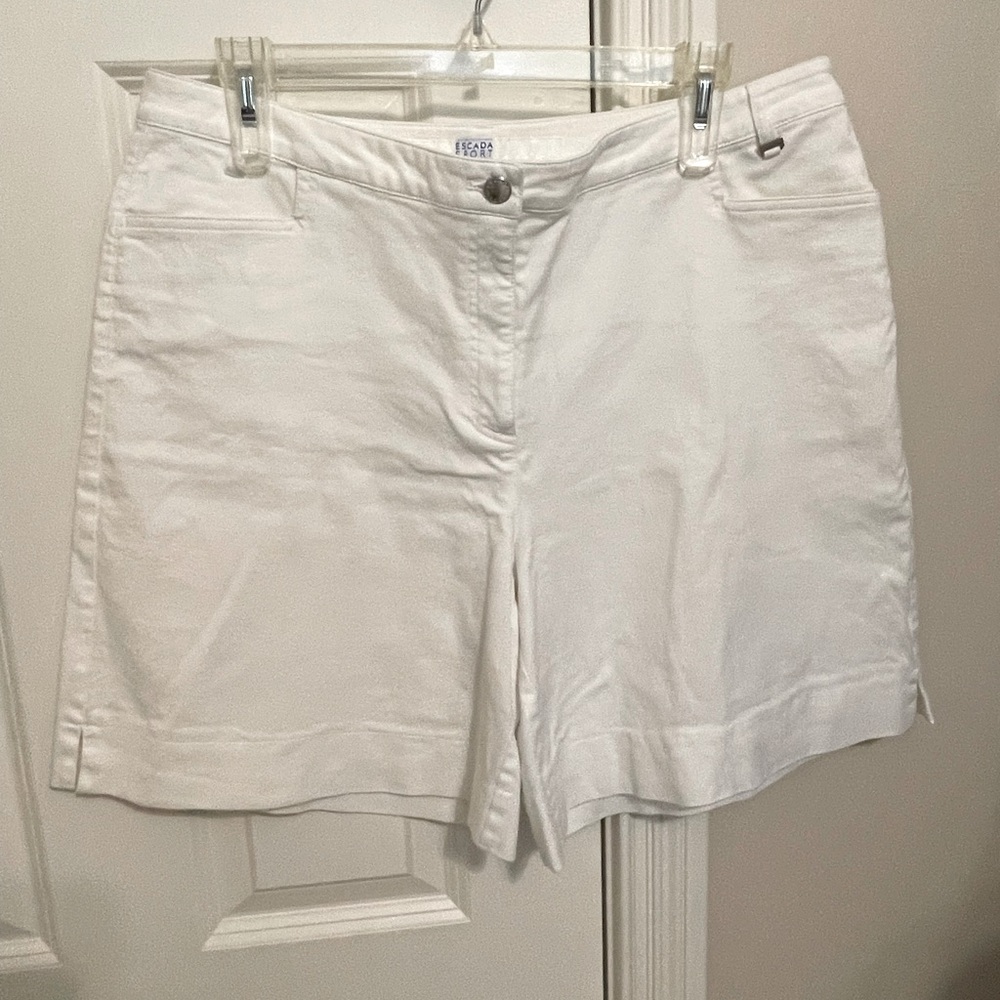Escada Sport White Women's Shorts